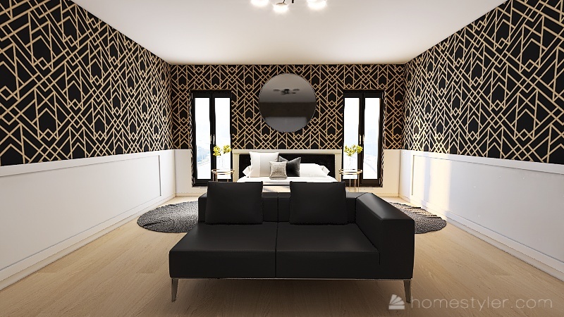 Black in business #Residential #InteriorDesign #Modern #Contemporary 3d design renderings