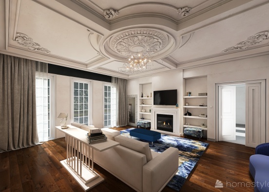 Royal Blue  #Residential #Interior Design #Contemporary #Rustic #Traditional Design Rendering