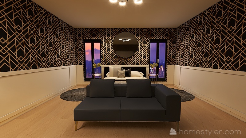 Black in business #Residential #InteriorDesign #Modern #Contemporary 3d design renderings