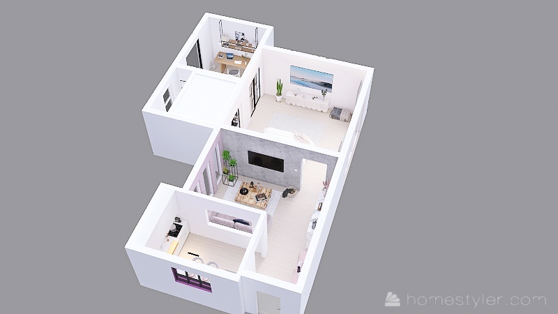 Small Apartment 3d design picture 75.25