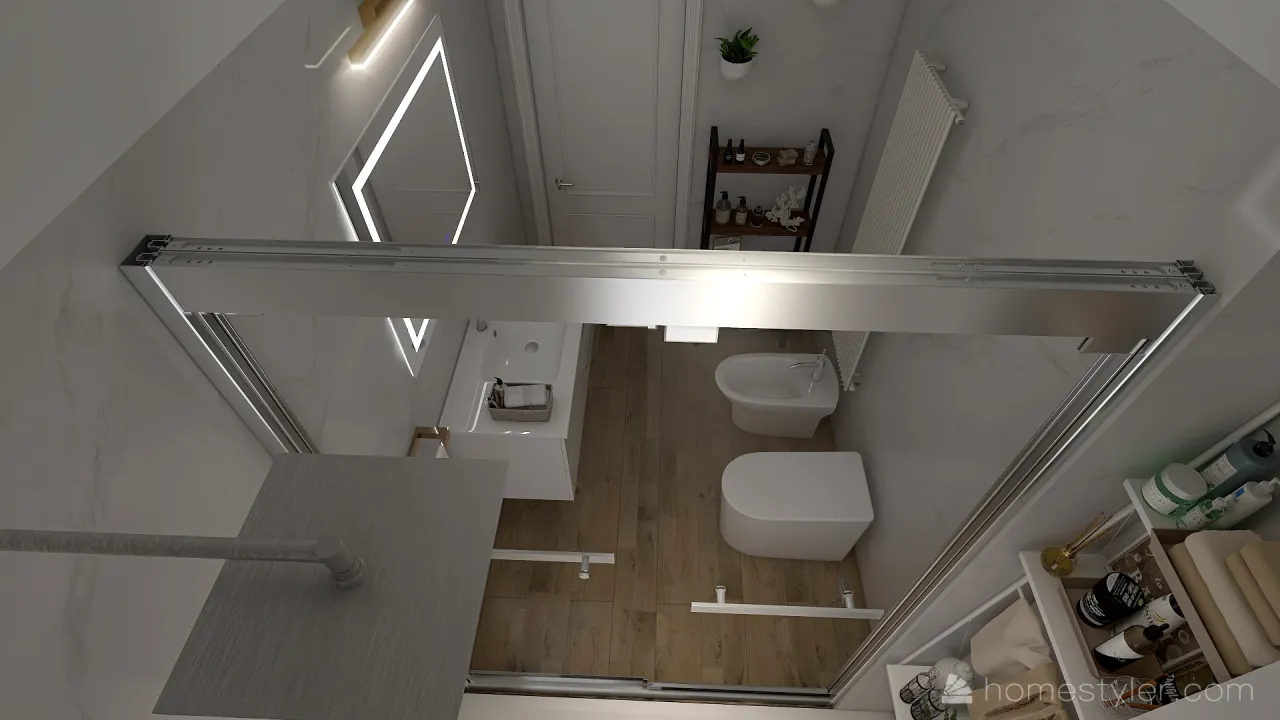 Bathroom 3d design renderings