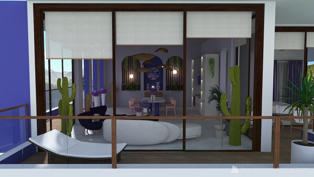 #VeryPeriContest-Villa d'artiste 3d design renderings