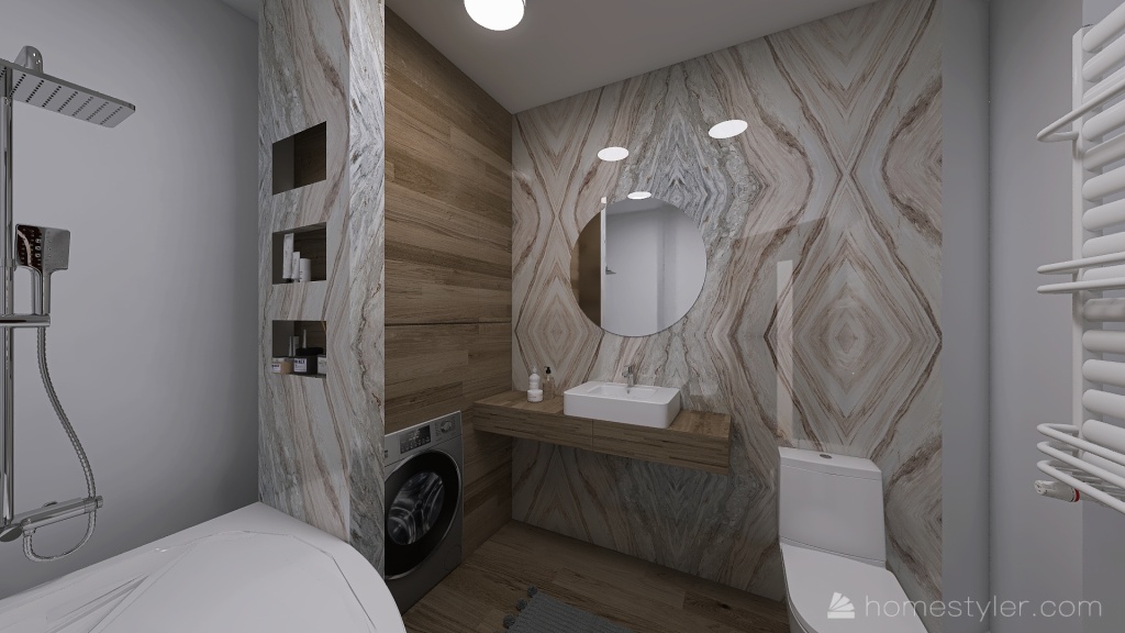 little bathroom 6 verion 1 3d design renderings