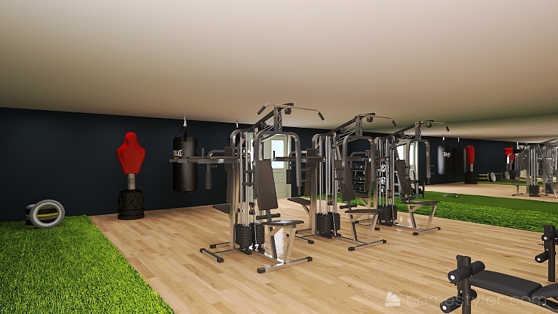 Sa'raia's Gym 3d design renderings