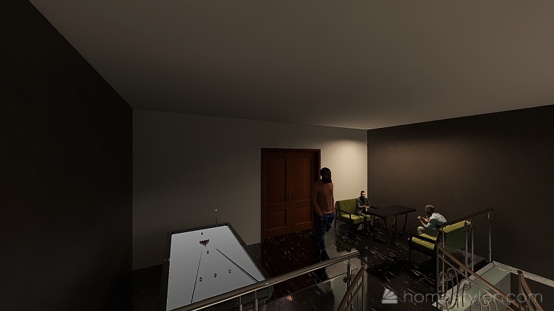 Stand-up Club 3d design renderings