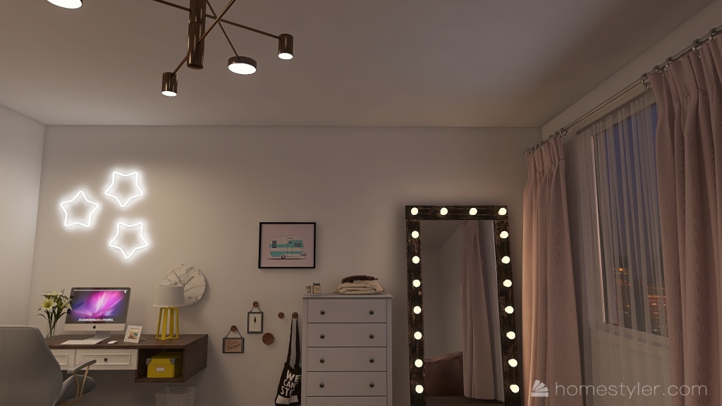 Creative Design Bedroom 3d design renderings