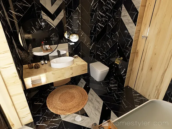 Bathroom 3d design renderings