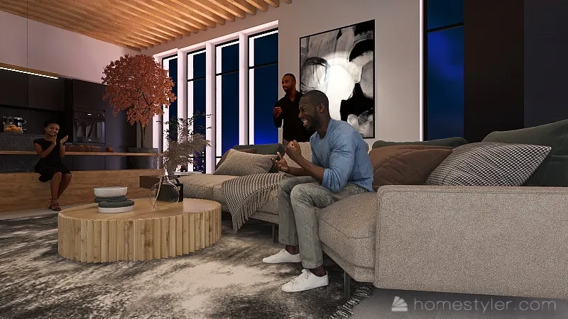 LivingRoom 3d design renderings