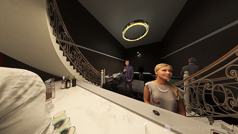Stand-up Club 3d design renderings
