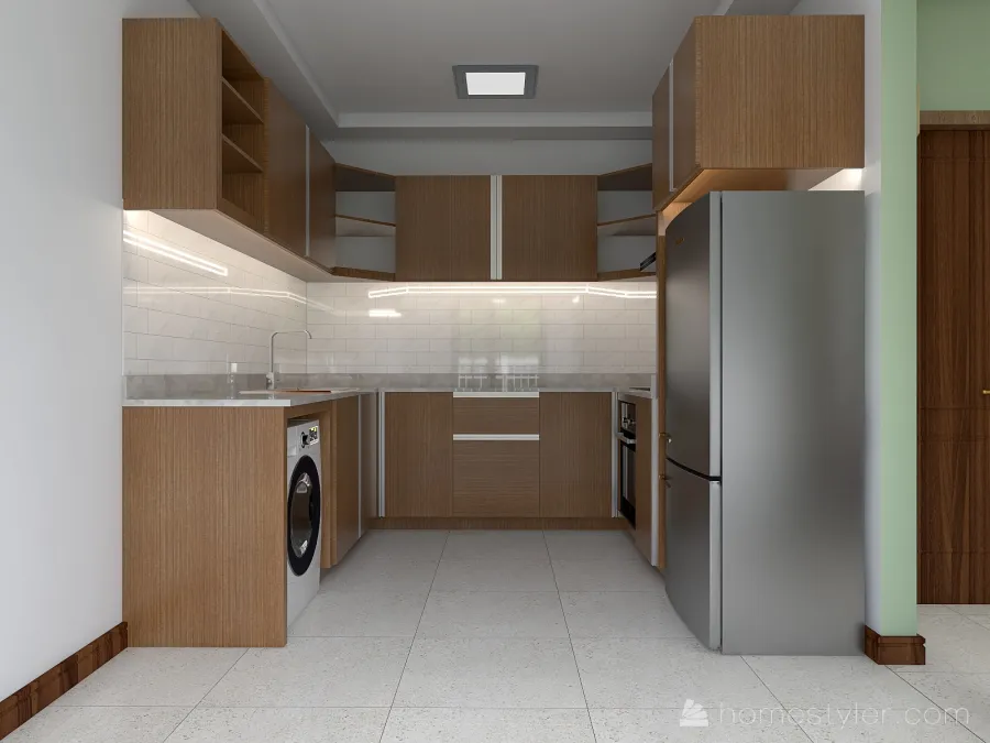 Dining / Kitchen 3d design renderings