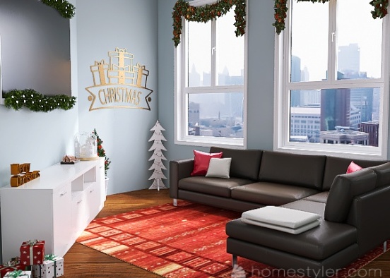 Christmas Room Design Rendering