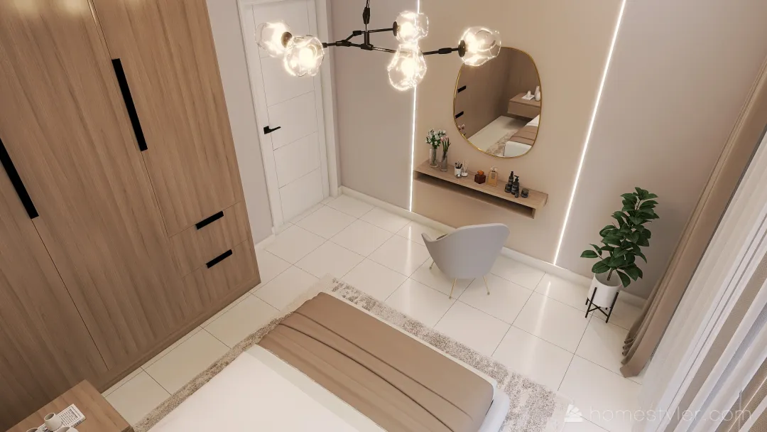 Bed room-1 (El Sebaay Villa) 3d design renderings