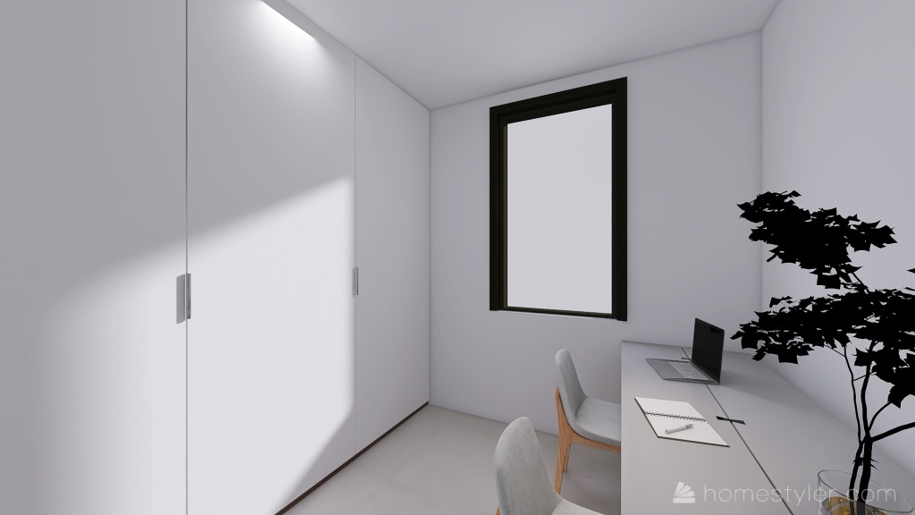 Open space moderno 3d design renderings