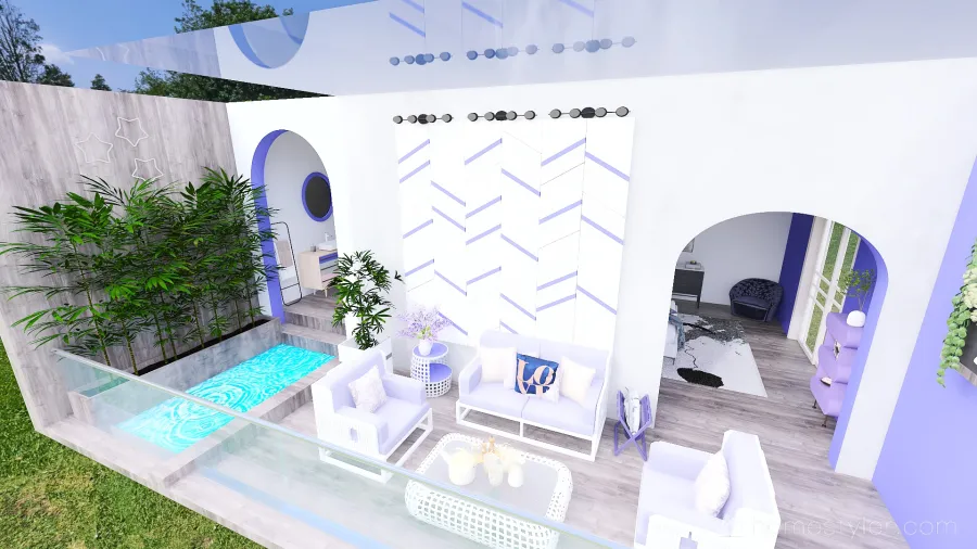 #VeryPeriContest-RelaxingBedroom 3d design renderings