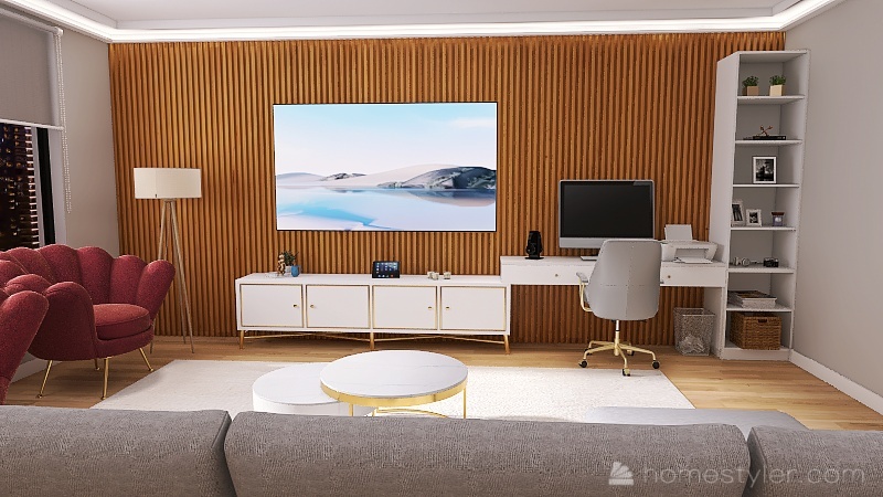City apartament 3d design renderings
