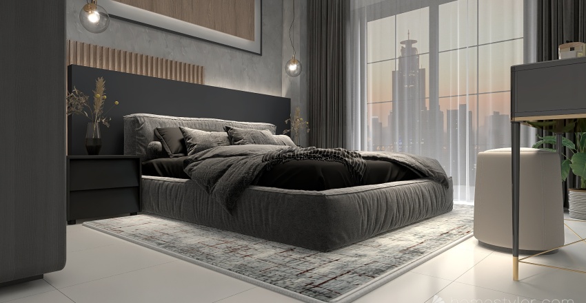 Bed room-2 (El Sebaay Villa) 3d design renderings