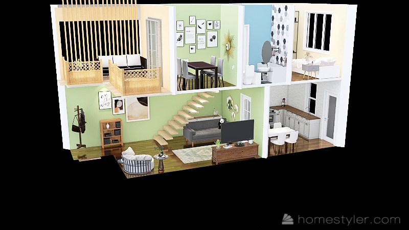 Mrs Ovens House 3d design picture 76.5