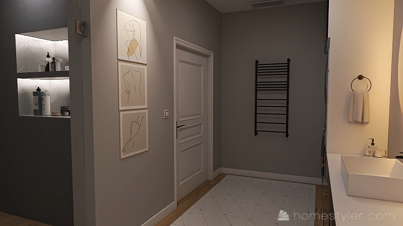 City apartament 3d design renderings