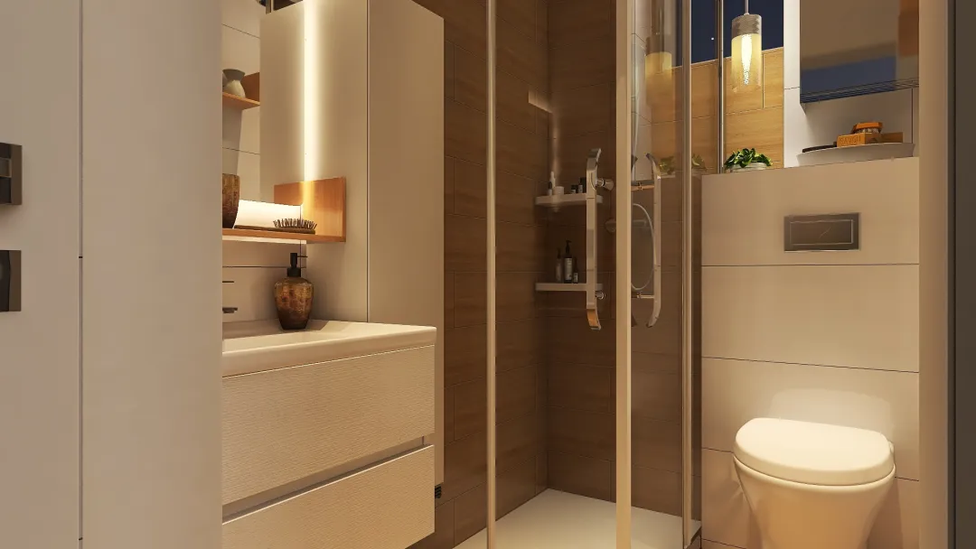 Sławcio łazienka 1 3d design renderings