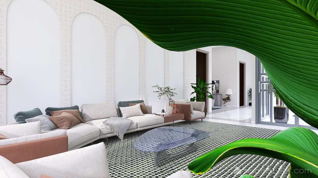 Andalusian Vila 3d design renderings