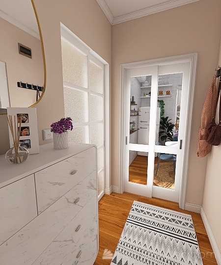 Little apartman 3d design renderings