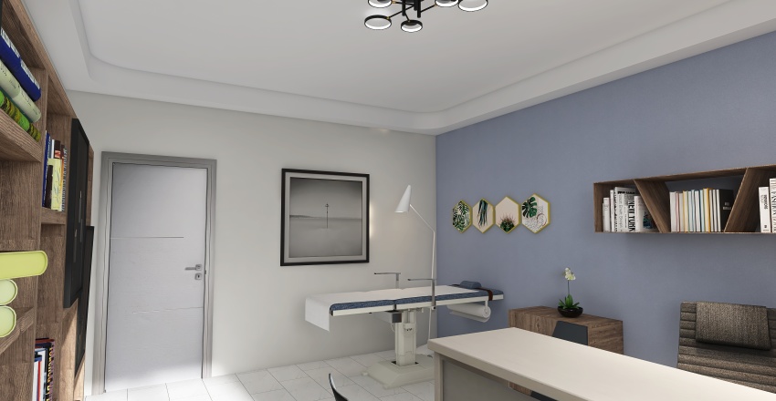 Studio medico 3d design renderings