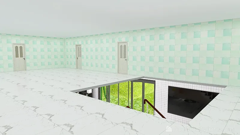 wonderfully white house 3d design renderings