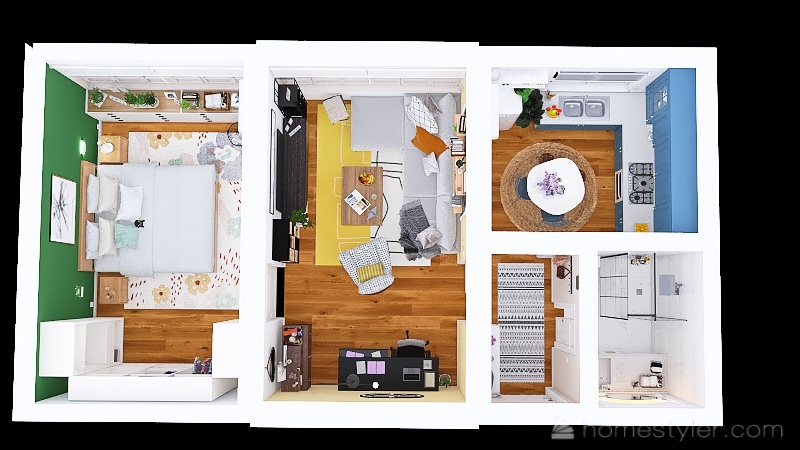 Little apartman 3d design picture 51.14
