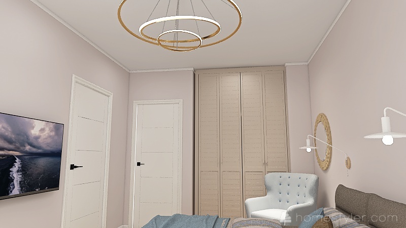 Спальня для Алены 3d design renderings