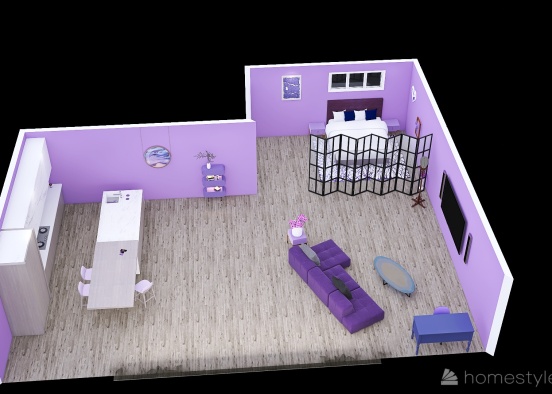 #VeryPeriContest-Purple Resort Design Rendering