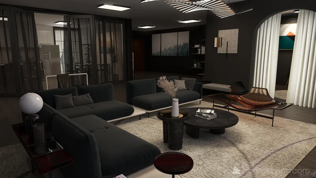 mw's apartement project 3d design renderings