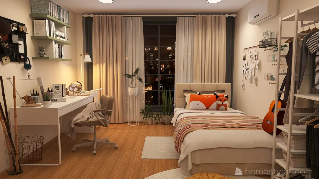 Biya's Room Project 3d design renderings