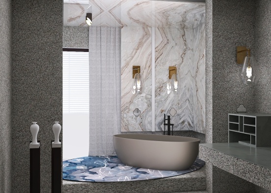 master bathroom Design Rendering