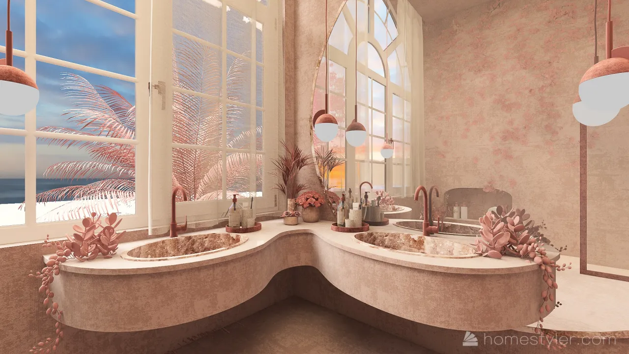 MasterBathroom 3d design renderings