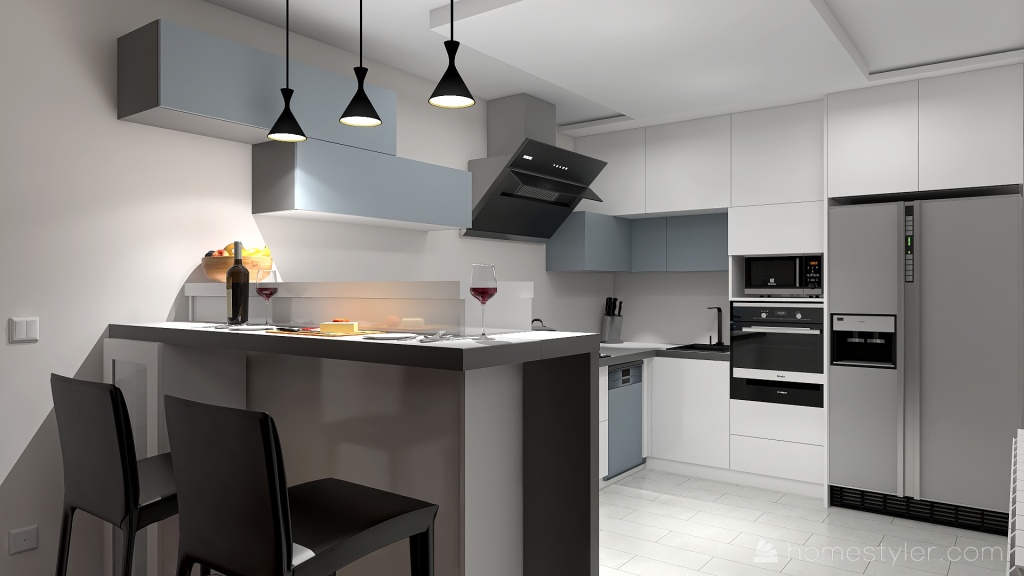 Kitchen_01 3d design renderings