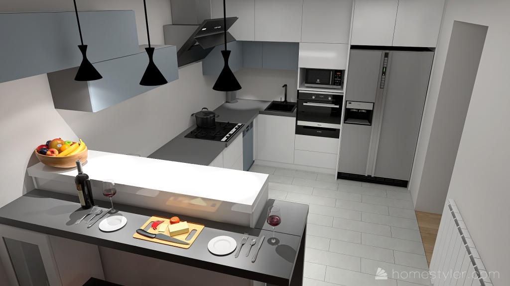 Kitchen_01 3d design renderings