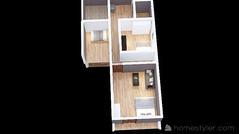 Copy of Room 4 - Natural Wood Tones 3d design renderings
