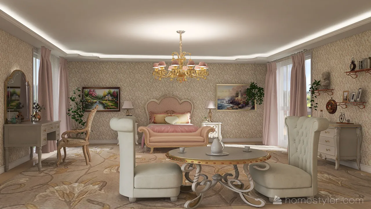 MasterBedroom 3d design renderings