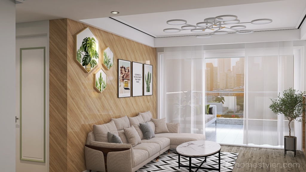 #Residential - College Apartment 3d design renderings