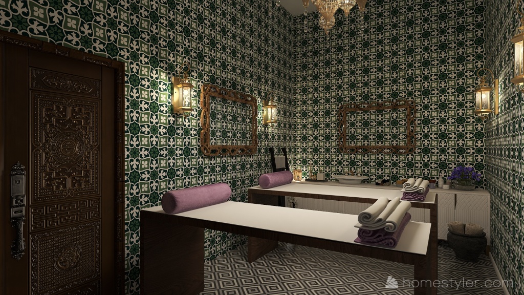Massage lounge#VeryPeriContest 3d design renderings