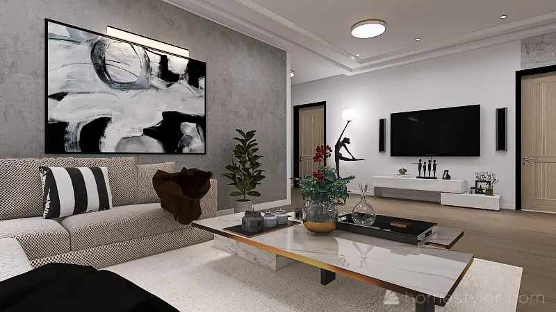 apartment 7 3d design renderings