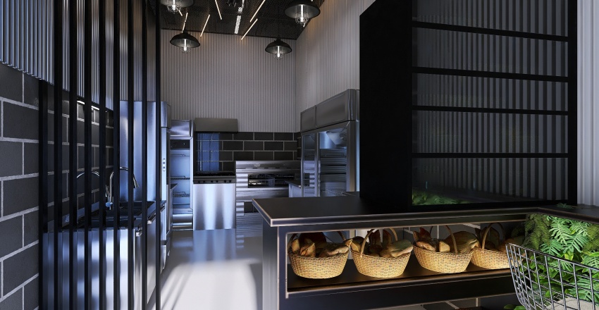 Bakery Shop 3d design renderings