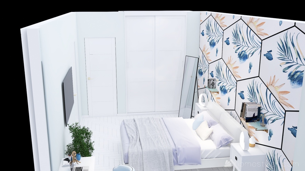 Спальня Вероника Шамардина 3d design renderings