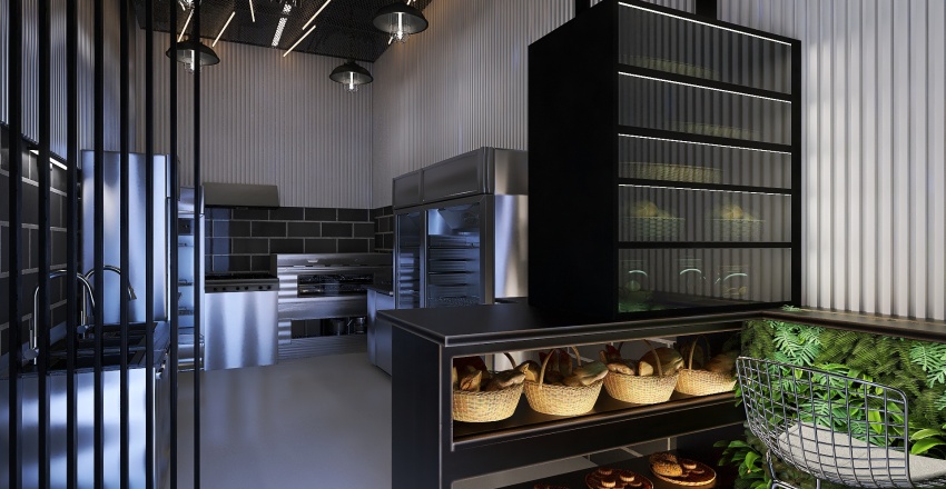 Bakery Shop 3d design renderings
