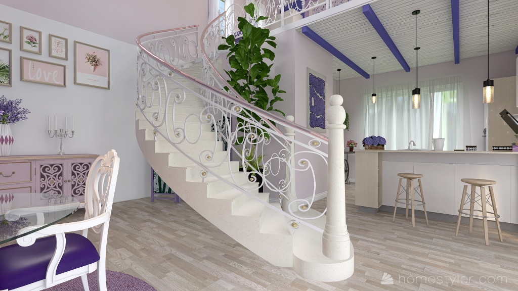 #VeryPeriContest- Villa con soppalco 3d design renderings
