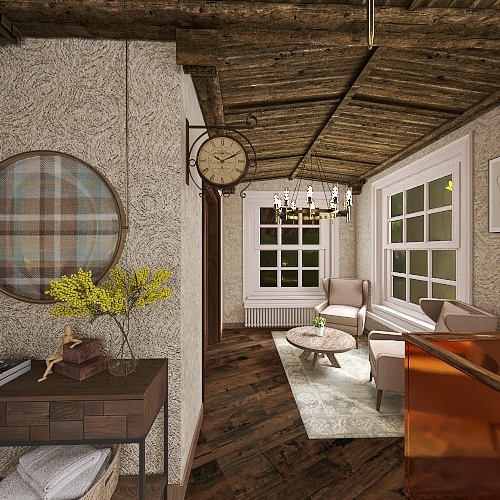 Countryside house 3d design renderings