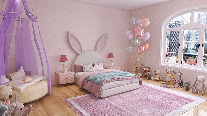 Bedroom2 3d design renderings