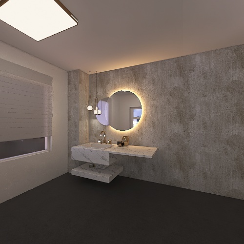 Elegant Bath 3d design renderings