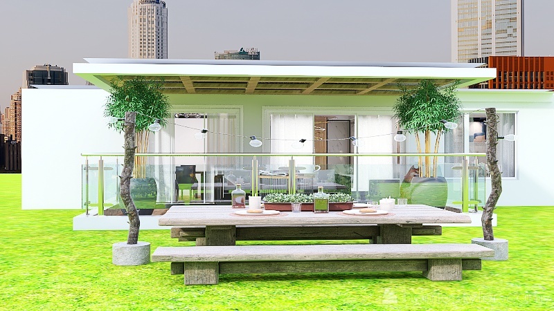 Cute Summerview Home 3d design renderings