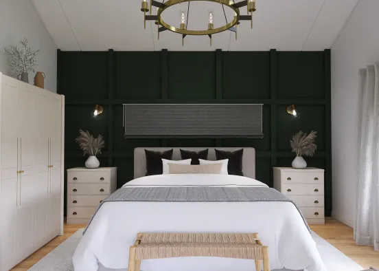 Levine Master Bedroom Design Rendering